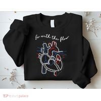 Go With The Flow Heart Sweatshirt thumb 2