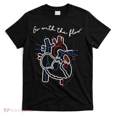 Go With The Flow Heart T-Shirt