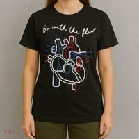 Go With The Flow Heart T-Shirt thumb 4