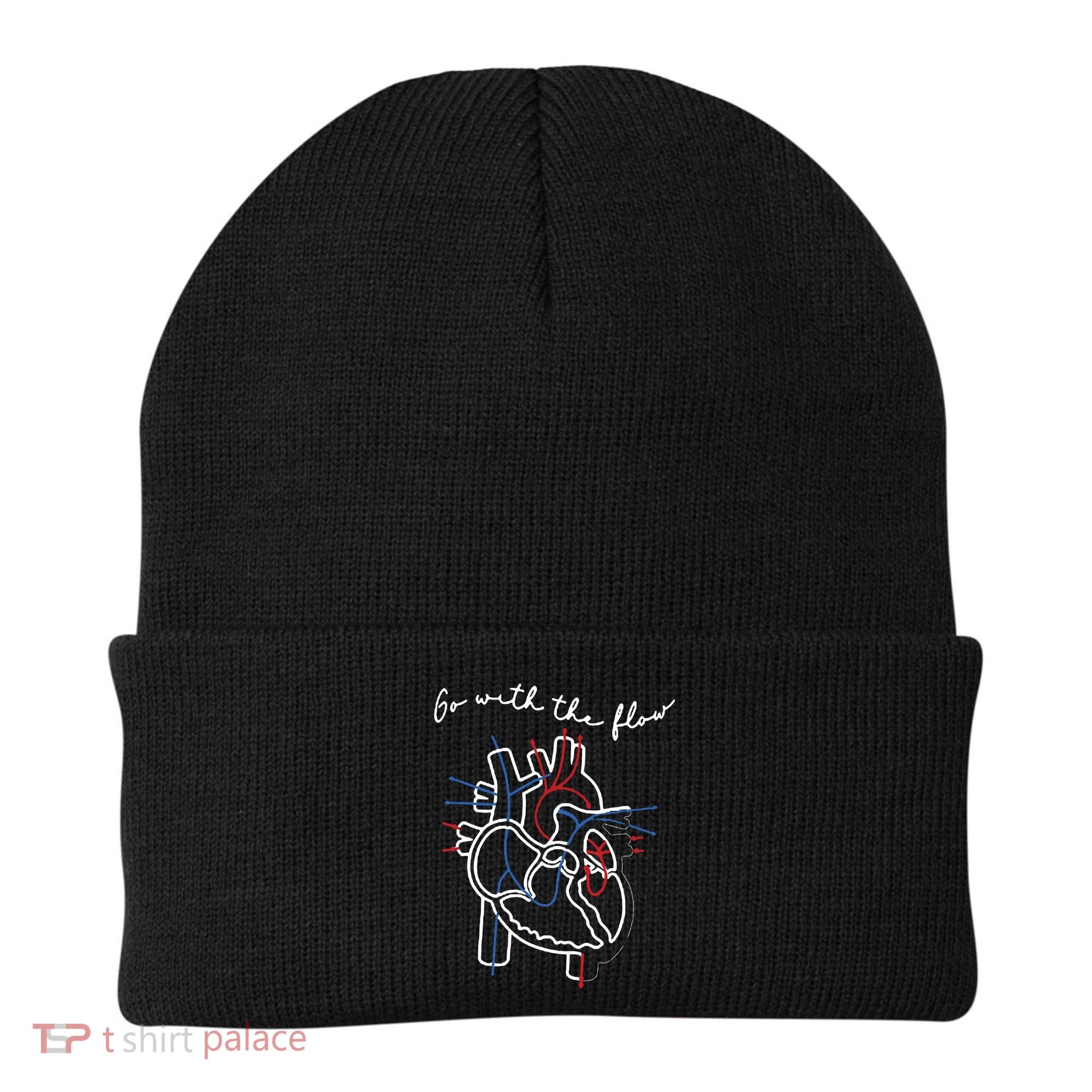Go With The Flow Heart Beanie