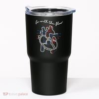 Go With The Flow Heart Tumbler thumb 0