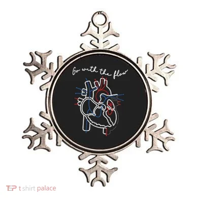Go With The Flow Heart Ornament