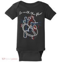 Go With The Flow Heart Baby Bodysuit thumb 0