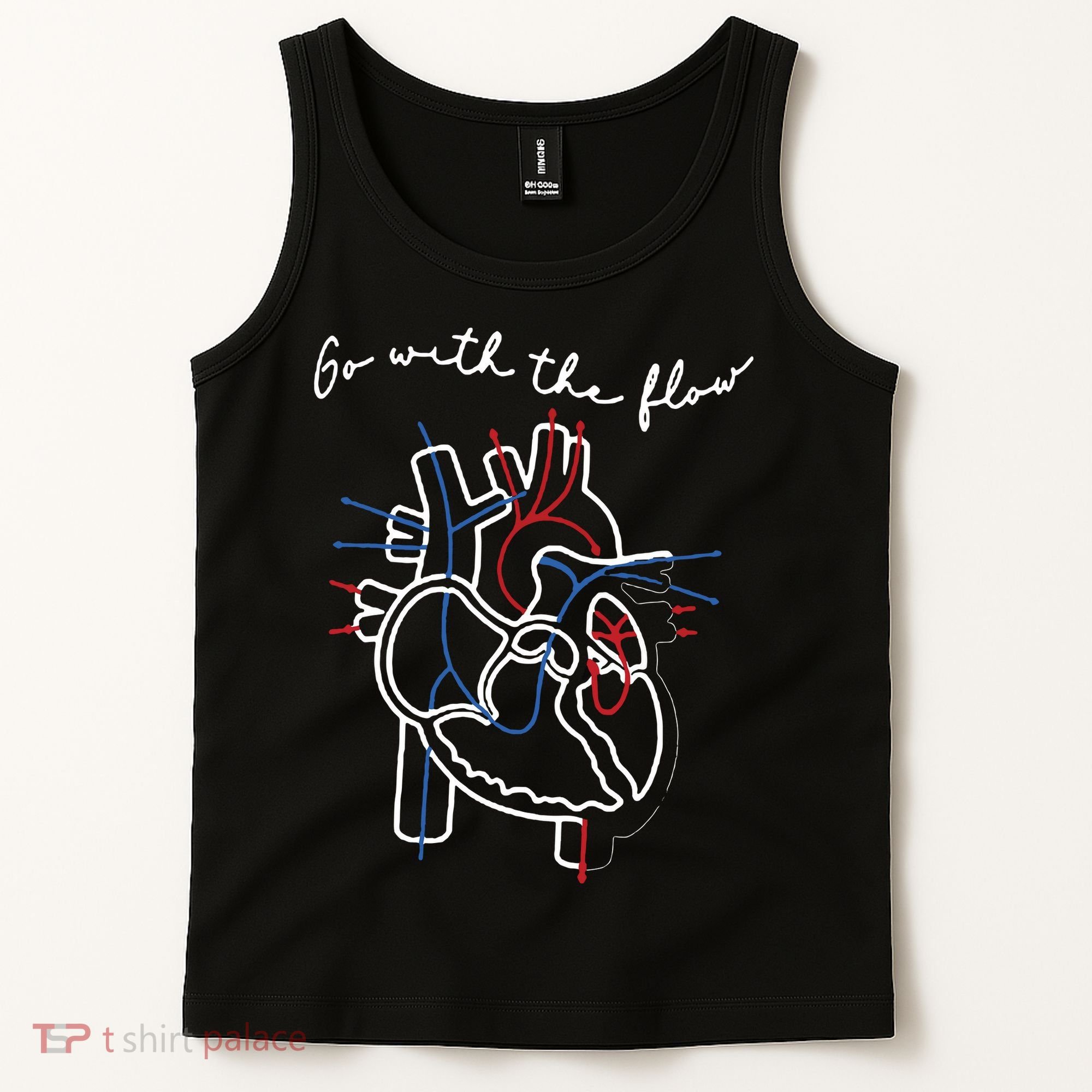 Go With The Flow Heart Tank Top