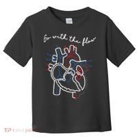 Go With The Flow Heart Toddler T-Shirt thumb 0