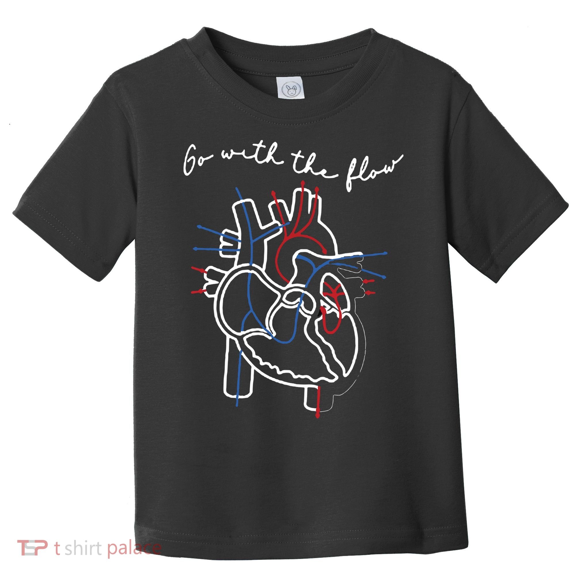 Go With The Flow Heart Toddler T-Shirt