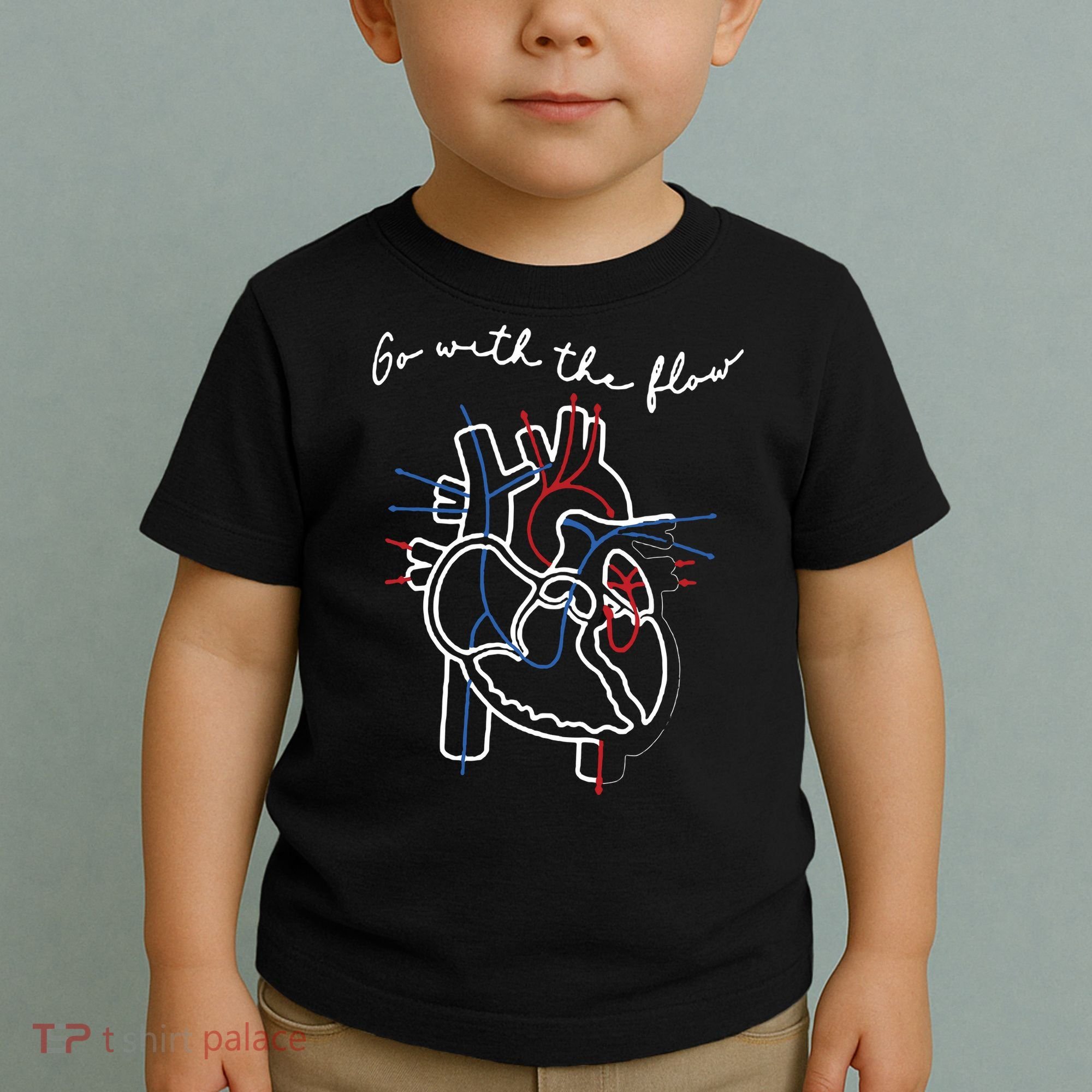Go With The Flow Heart Toddler T-Shirt