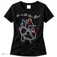 Go With The Flow Heart Women's T-Shirt thumb 0