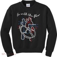 Go With The Flow Heart Kids Sweatshirt thumb 0