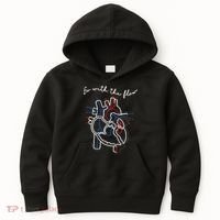 Go With The Flow Heart Kids Hoodie thumb 0