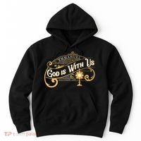God With Us Emmanuel Matthew Eucharist Adoration Catholic Hoodie thumb 0