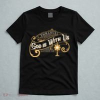 God With Us Emmanuel Matthew Eucharist Adoration Catholic T-Shirt thumb 5