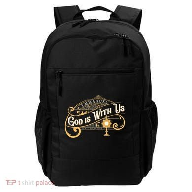 God With Us Emmanuel Matthew Eucharist Adoration Catholic Backpack