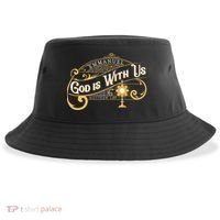 God With Us Emmanuel Matthew Eucharist Adoration Catholic Sustainable Bucket Hat thumb 0