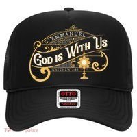 God With Us Emmanuel Matthew Eucharist Adoration Catholic Hat thumb 0