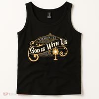 God With Us Emmanuel Matthew Eucharist Adoration Catholic Tank Top thumb 2