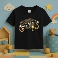 God With Us Emmanuel Matthew Eucharist Adoration Catholic Toddler T-Shirt thumb 3