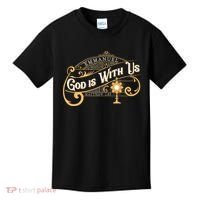 God With Us Emmanuel Matthew Eucharist Adoration Catholic Kids T-Shirt thumb 0