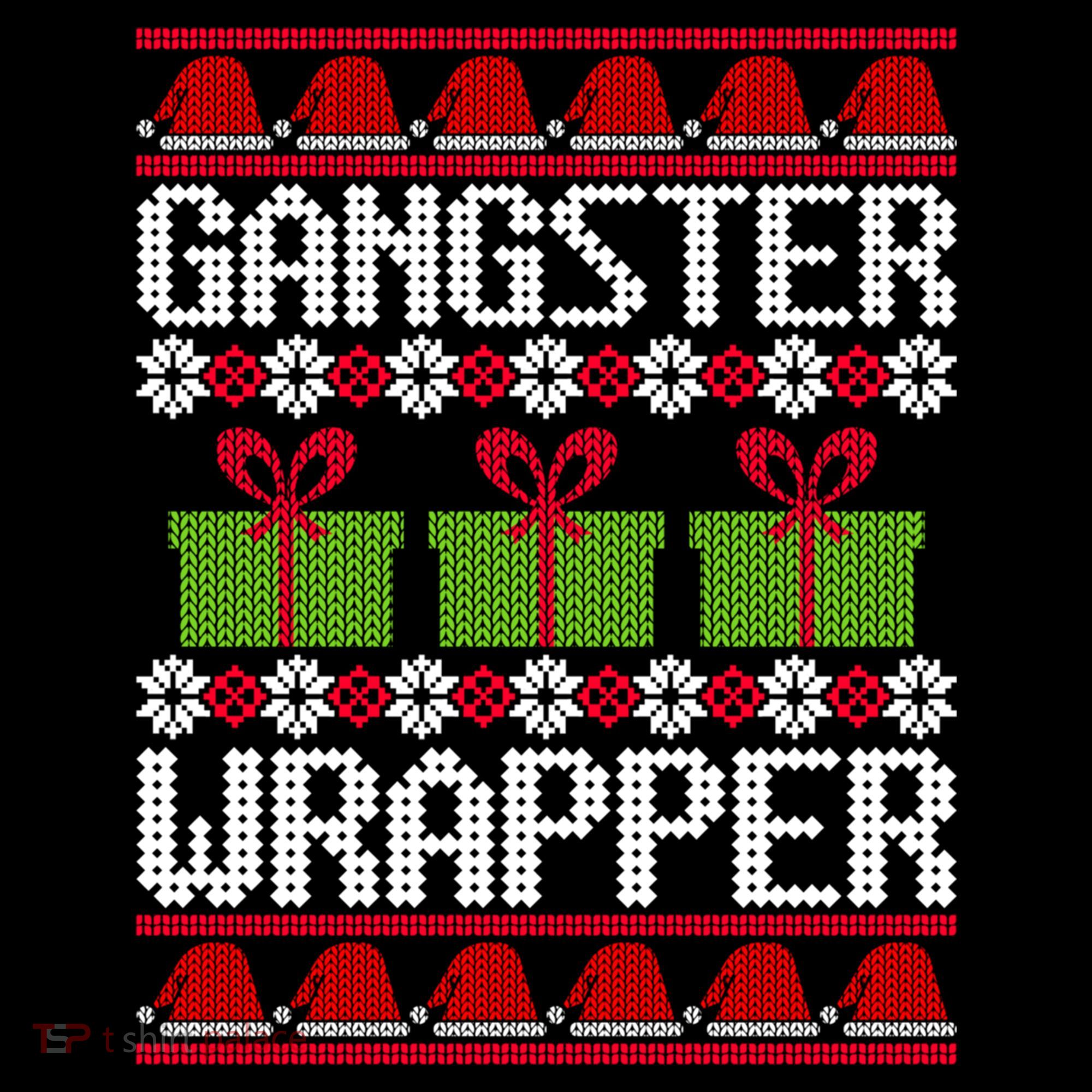 Gangster Wrapper Ugly Christmas Funny Pun Gangsta Coffee Mug
