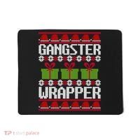 Gangster Wrapper Ugly Christmas Funny Pun Gangsta Mousepad thumb 0