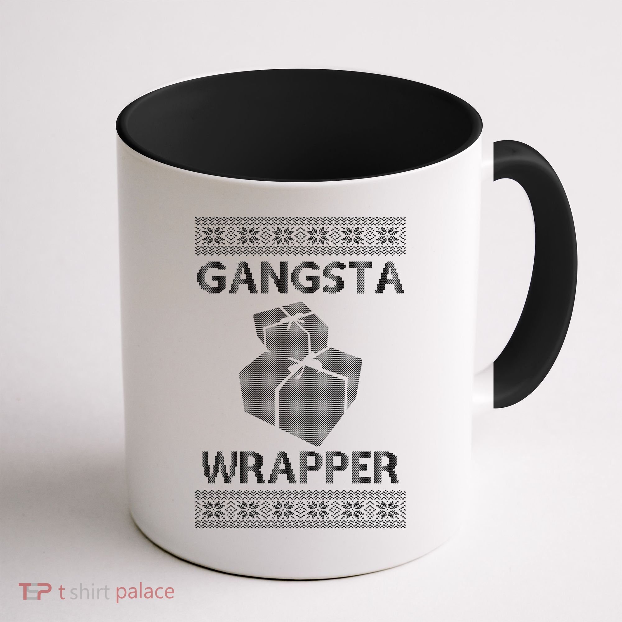 Gangsta Wrapper Ugly Christmas Sweater Coffee Mug