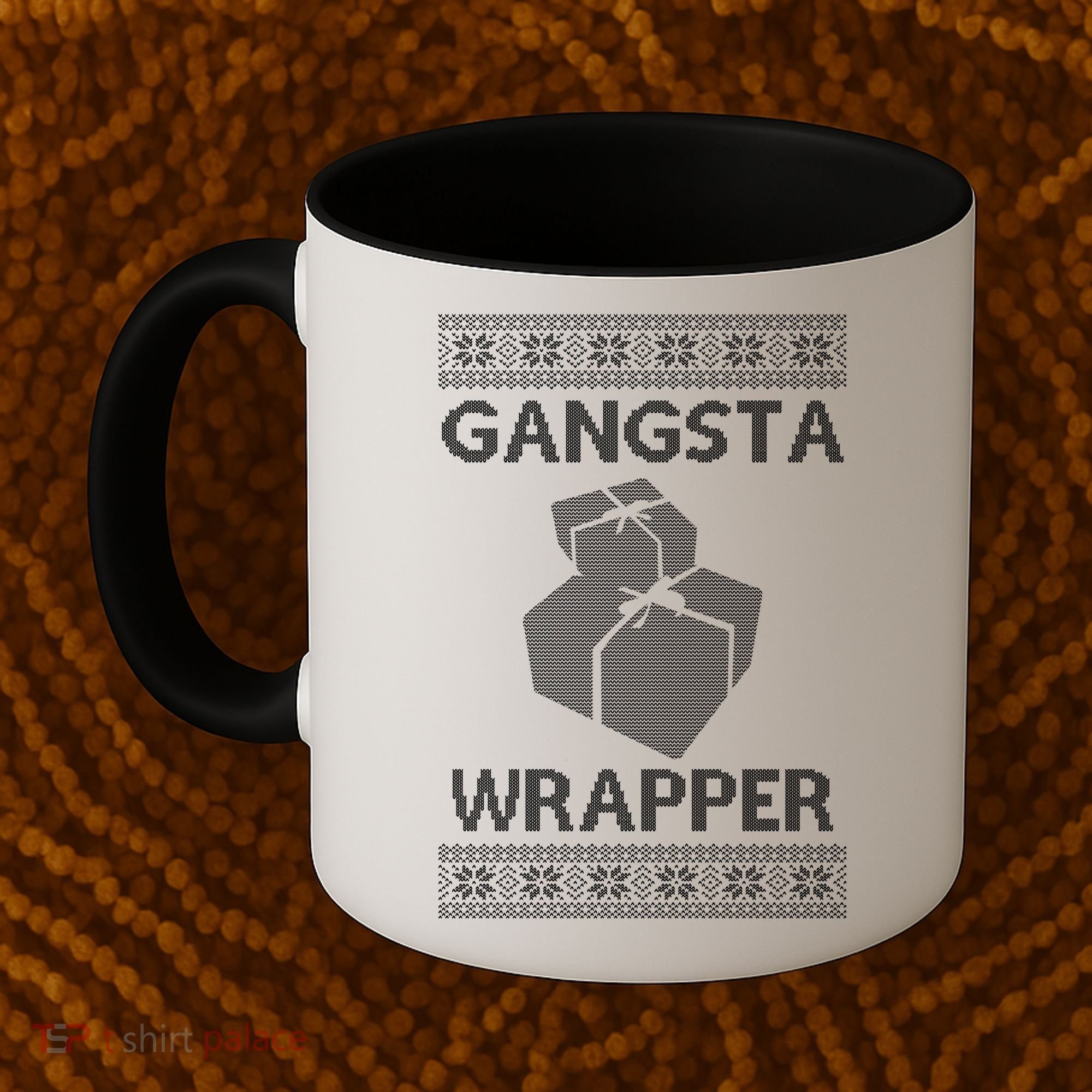 Gangsta Wrapper Ugly Christmas Sweater Coffee Mug