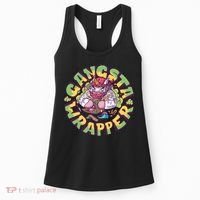 Gangsta Wrapper Unicorn Christmas Women's Tank Top thumb 0