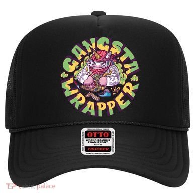 Gangsta Wrapper Unicorn Christmas Hat
