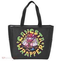 Gangsta Wrapper Unicorn Christmas Tote Bag thumb 0