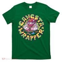 Gangsta Wrapper Unicorn Christmas T-Shirt thumb 0