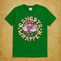 Gangsta Wrapper Unicorn Christmas T-Shirt thumb 5