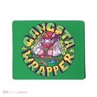 Gangsta Wrapper Unicorn Christmas Mousepad thumb 0
