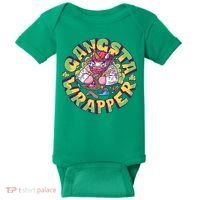 Gangsta Wrapper Unicorn Christmas Baby Bodysuit thumb 0
