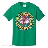 Gangsta Wrapper Unicorn Christmas Kids T-Shirt thumb 0