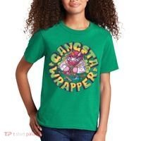 Gangsta Wrapper Unicorn Christmas Kids T-Shirt thumb 2