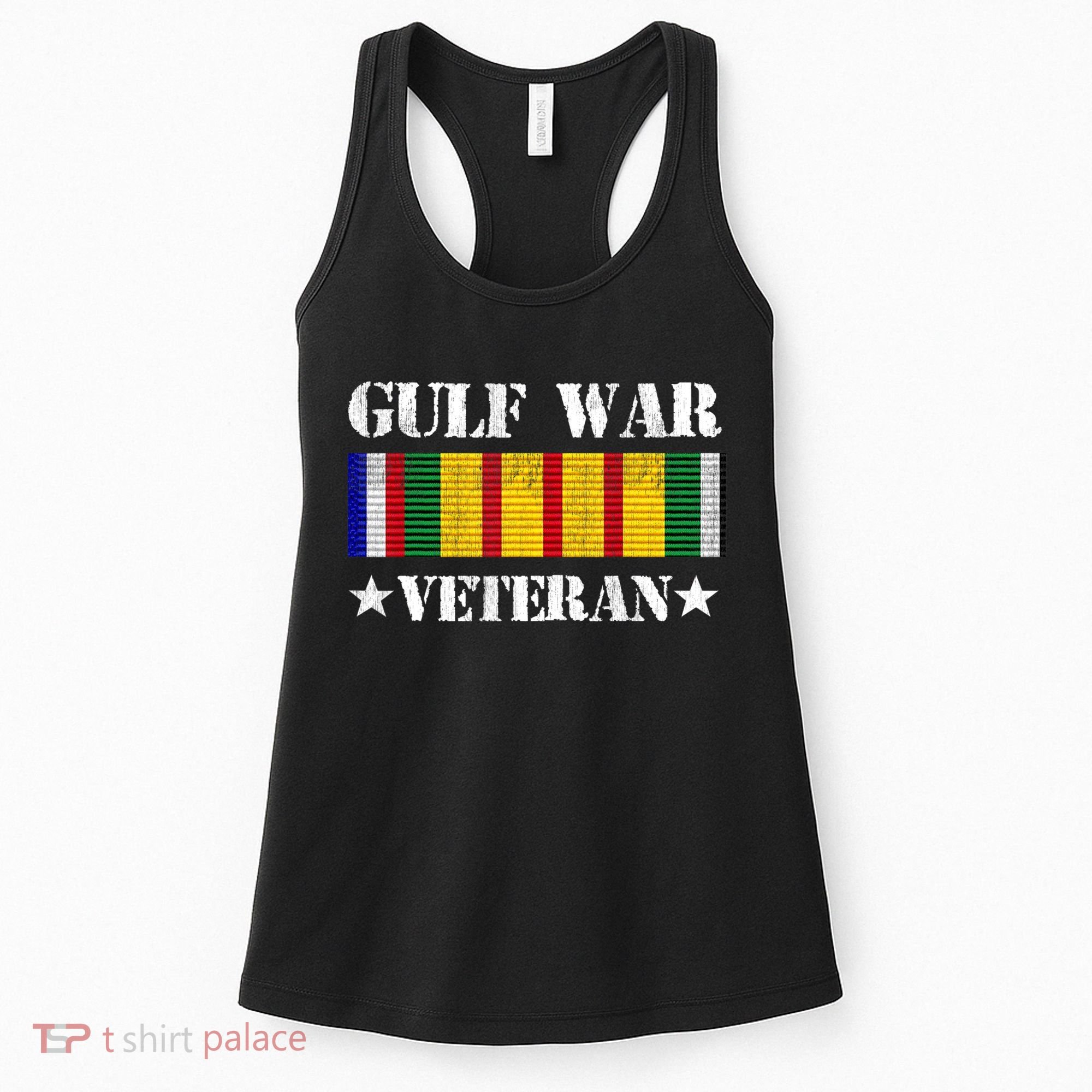 Gulf War Veteran Pride Persian Gulf Service Ribbon Women's Tank Top
