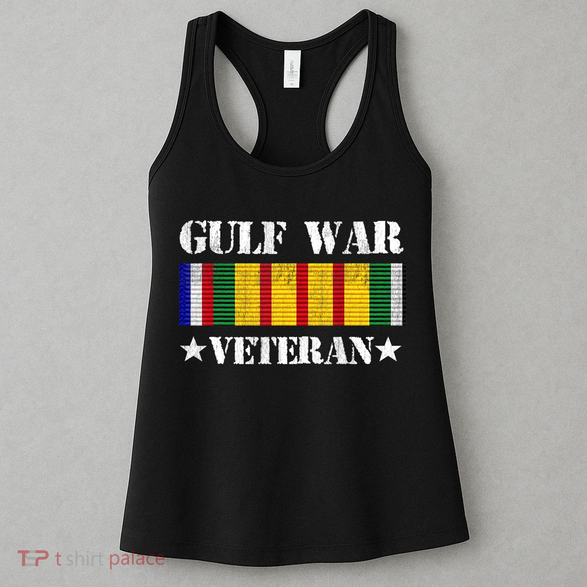 Gulf War Veteran Pride Persian Gulf Service Ribbon Women's Tank Top