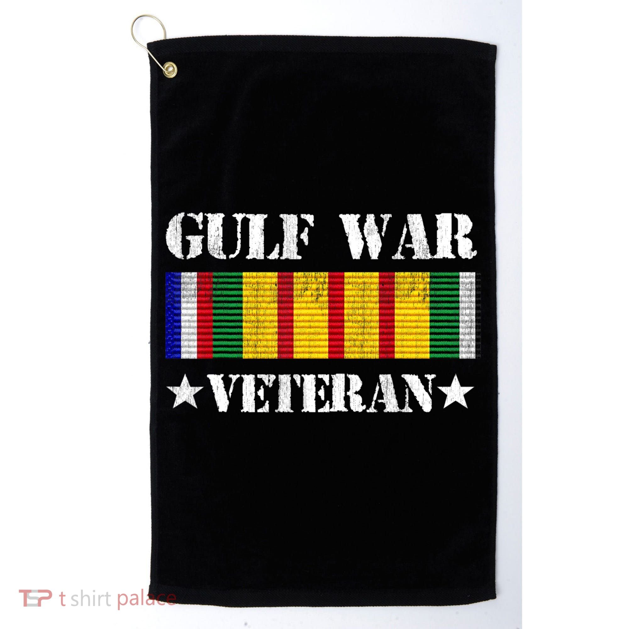 Gulf War Veteran Pride Persian Gulf Service Ribbon Golf Towel