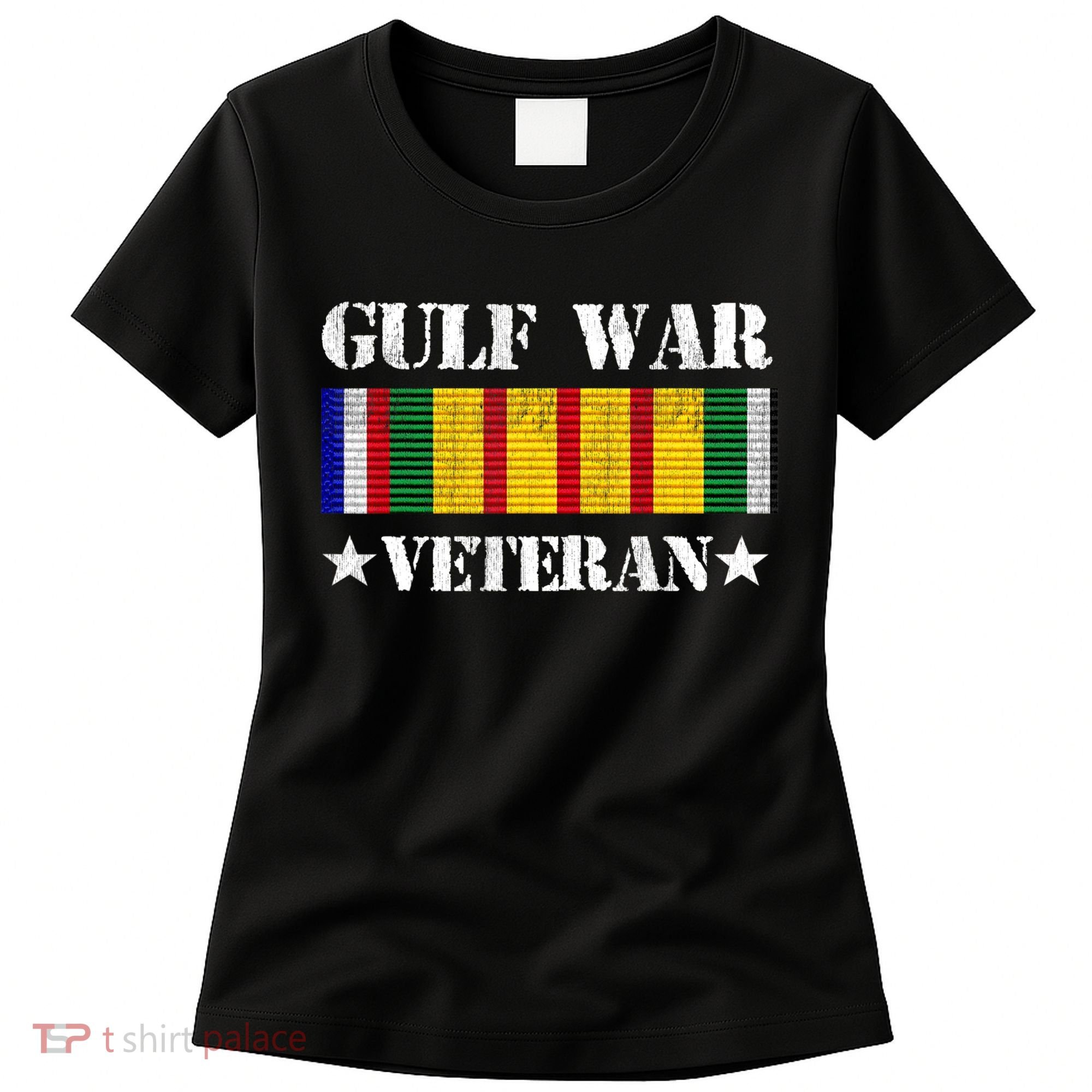 Gulf War Veteran Pride Persian Gulf Service Ribbon Women's T-Shirt