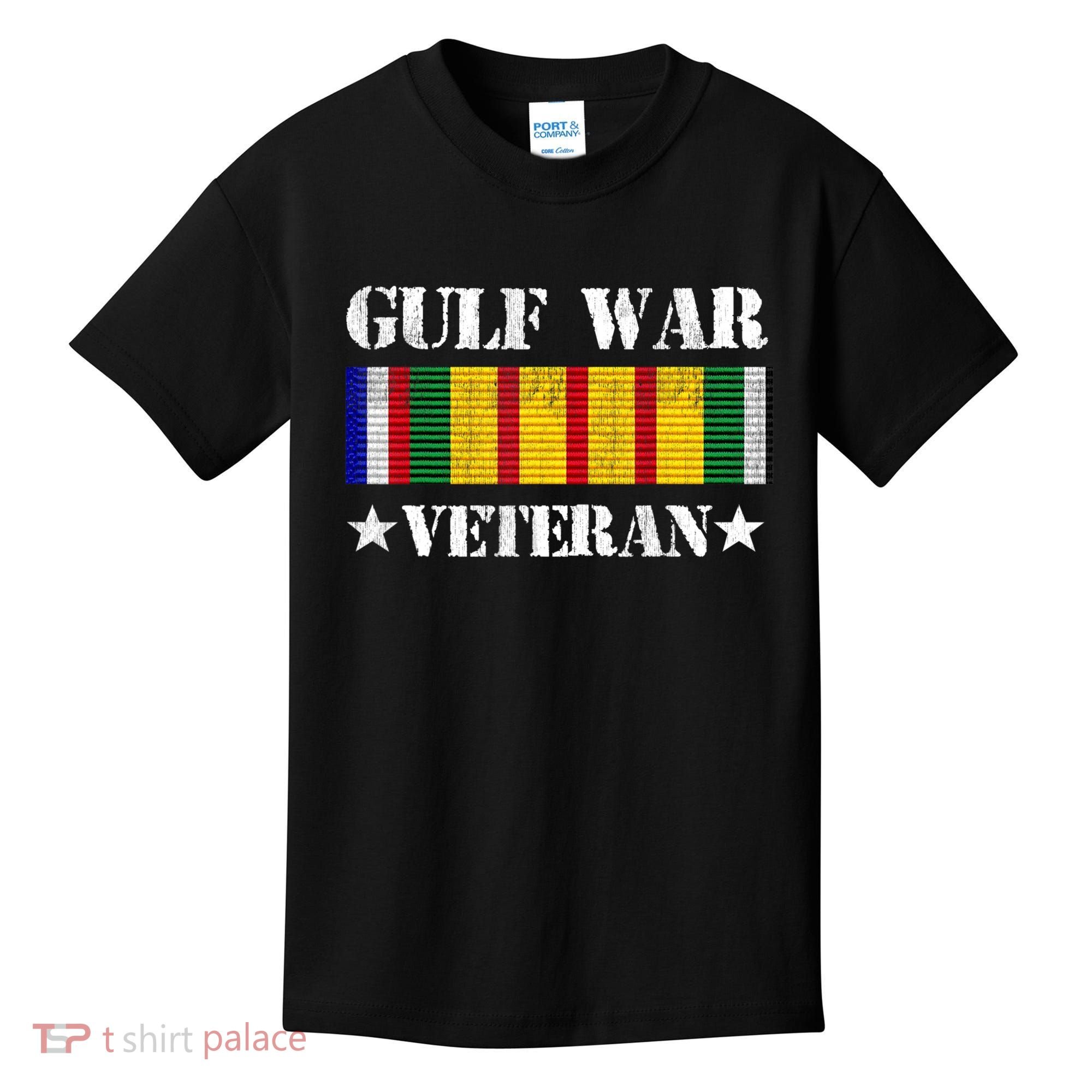 Gulf War Veteran Pride Persian Gulf Service Ribbon Kids T-Shirt