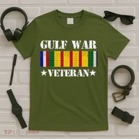 Gulf War Veteran Pride Persian Gulf Service Ribbon T-Shirt thumb 5