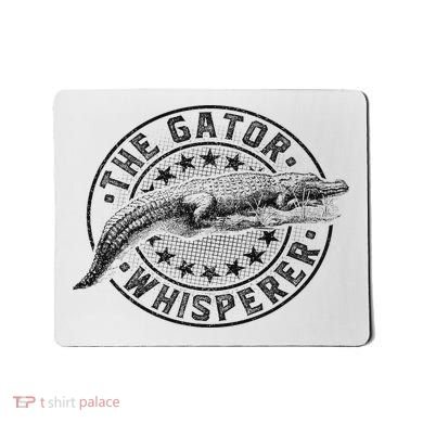 Gator Whisperer, Vintage Alligator Crocodile Hunting Mousepad