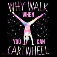 Gymnastics Why Walk When You Can Cartwheel Tie Dye Cool Gift Coffee Mug thumb 5