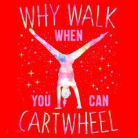 Gymnastics Why Walk When You Can Cartwheel Tie Dye Cool Gift Santa Hat thumb 1