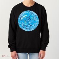 Great Wave Water Ball Emblem Women's Sweatshirt thumb 0