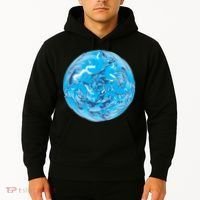 Great Wave Water Ball Emblem Hoodie thumb 2