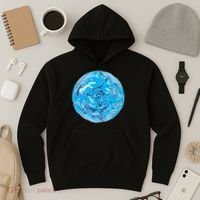 Great Wave Water Ball Emblem Hoodie thumb 3