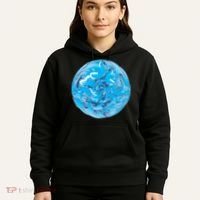 Great Wave Water Ball Emblem Hoodie thumb 5