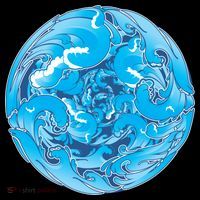 Great Wave Water Ball Emblem Long Sleeve Shirt thumb 2