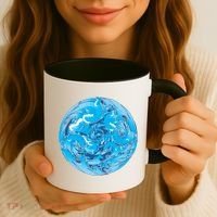 Great Wave Water Ball Emblem Coffee Mug thumb 3